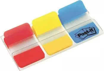 Post-it Index Strong Haftmarker farbsortiert 3x22 Streifen (686-RYB)