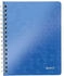 Leitz WOW Collegeblock A5 kariert spiralgebunden mit PP-Einband blau