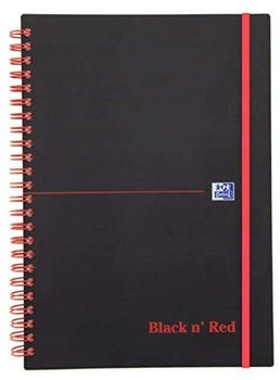 Oxford Black n Red Collegeblock A5 liniert PP