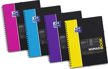 Oxford Studium Collegeblock Nomandbook A4+ kariert Sortierte Farben (400019522)