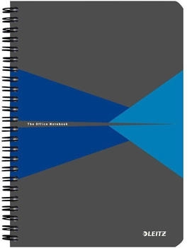 Leitz Office Collegeblock A5 liniert spiralgebunden mit PP-Einband blau