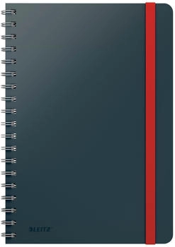 Leitz Cosy Collegeblock B5 kariert spiralgebunden grau