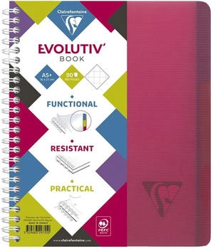 Clairefontaine Notizbuch DIN A5+ kariert 90 Blatt
