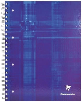 Clairefontaine Collegeblock BIND'O BLOCK DIN A4 kariert 90g/m² 80 Blatt blau