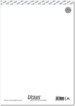Ursus Notizblock A4 blanko 60g/qm 48 Blatt (608451 00)