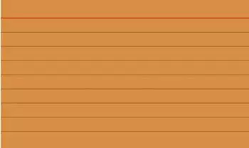 Brunnen Karteikarten - 105×74 mm, A7, liniert, orange, 100 Stück