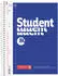 Brunnen Collegeblock Student - A5, Lineatur 4, 80 Blatt, blau