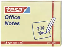 TESA 57657-00001-05, TESA 57657 - Klebezettel, 100 x 75mm, 100 Blatt