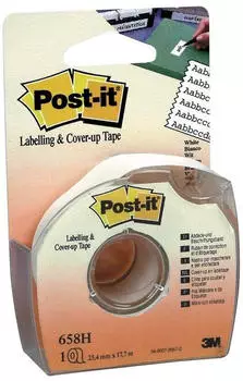Post-it Korrektur- und Abdeckband 25,4mm x 17,7m, weiß (658H)