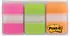 Post-it Index Medium Strong Haftstreifen 25.4x38.1mm Orange, Pink, Grün 36er-Pack (686-PGOT)