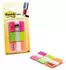 Post-it Index Medium Strong Haftstreifen 25.4x38.1mm Orange, Pink, Grün 36er-Pack (686-PGOT)