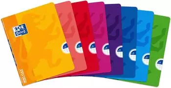 Oxford Openflex Geheftete Notizbücher A5 48 Blatt verschiedene Farben 10er-Pack (400073338)