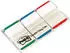 Post-it Index Strong Haftstreifen farbsortiert grün/blau/rot 3x22 Streifen (686L-GBR)