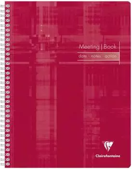 Clairefontaine Meeting Book Spiralheft A4+ 160 Seiten 90g (82140C)