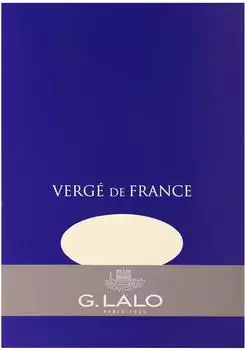 G.Lalo Bloc Verg&eacute; A5 50 Blatt 100g Elfenbein (EXA-114/16)