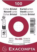 Exacompta 10700SE 40x Packung mit 100 Karteikarten A7, eingeschwei&szlig;t,