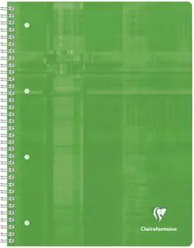 Clairefontaine Collegeblock A4 kariert 120 Blatt farbig sortiert (8249C)