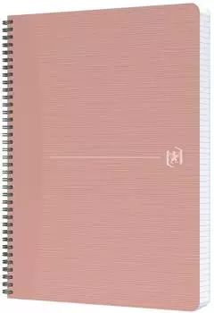Oxford My Rec'Up Spiralbuch A4, liniert, rosa, 90 Blatt (400166097)