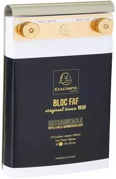 Exacompta Bloc FAF Nr. 2 blanko 160x100mm, 170 Blatt (EXA-12112)