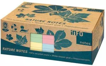 inFo notes Haftnotizen 125x75mm farbig sortiert, 12 Blöcke (5655-88BOX)
