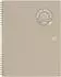 Oxford Origins Spiralnotizbuch A4+ liniert, sand, 140 Seiten, 5er-Pack (400150004)