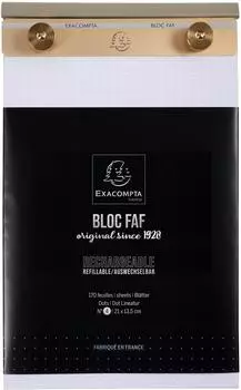 Exacompta Bloc FAF Notizblock gepunktet 210x135mm (12124E)