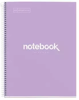 Miquelrius Notebook Emotions A4 kariert, lavendel, 80 Blatt (MR46055)