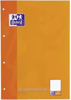 Oxford Klausurenblock DIN A4, liniert, 50 Blatt (100061261)