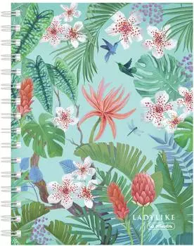 Herlitz Spiralbuch Ladylike Jungle A5 kariert 100 Blatt (50044191)