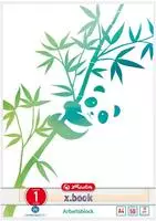 Herlitz 50039890, Herlitz GREENline Notizbuch 50 Bl&auml;tter (A4, Liniert, Weicher