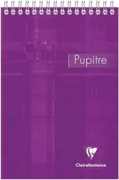Clairefontaine Spiralblock A5 liniert, 160 Seiten, farbig sortiert (8666C)