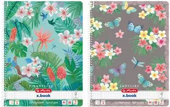 Herlitz Spiralblock Ladylike A4 kariert 80 Blatt (50044238)