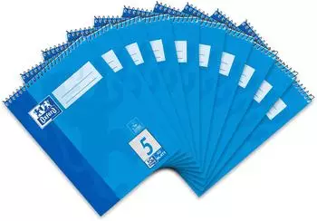 Oxford Spiralblock Lineatur 5, A5, 40 Blatt (100050388)
