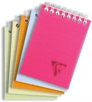 Clairefontaine Linicolor Fresh Spiralblock A7, liniert, 90g (328666C)