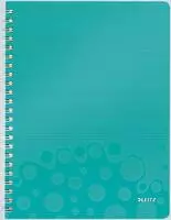 Leitz Collegeblock 4638-00-51, WOW, A4, Rand rundum 80 g/m&sup2; 80 Blatt mit Kopfzeile