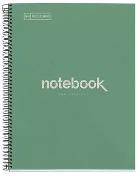 Miquelrius Eco Emotions Collegeblock A4 kariert, mint (A613351)