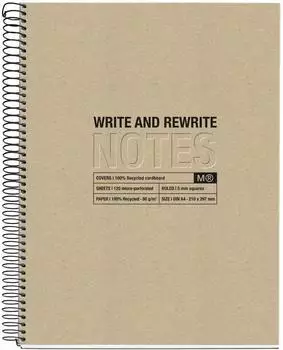 Miquelrius Eco Design 4 Collegeblock A4 liniert, beige (A604579)