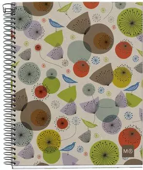 Miquelrius Ecobirds Collegeblock kariert DIN A5 (A246399)