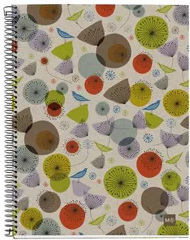 Miquelrius Eco Design 4 Collegeblock A4 liniert, mehrfarbig (A295999)