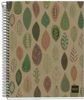 MIQUELRIUS Notizblock ECOLEAVES Recycle A5 - B&uuml;rokleinmaterial - A5