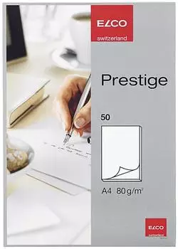 Elco Prestige Schreibblock A4, blanko, 50 Blatt (73711.14)