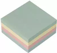 HaftnotizW&uuml;rfel Pastellfarben sortiert