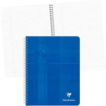 Clairefontaine Collegeblock liniert mit Rand, 16,5x21cm, 90g, 180 Seiten (885C)