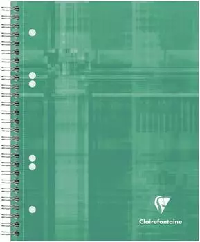Clairefontaine Konferenzblock A5, kariert, 90 Blatt, farbig sortiert (8272C)