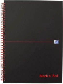 Oxford Black n Red Collegeblock A5 liniert Karton