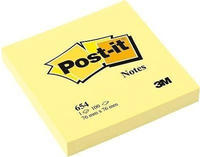 Post-it&reg; Haftnotizen Standard 654 gelb 6 Bl&ouml;cke