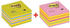 Post-it Haftnotiz Quadratisch Block 76x76mm Verschiedene Neonfarben 2er