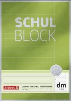 Brunnen Schulblock Premium A4 dm (0-52 613)