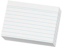 Herlitz 1150887 Karteikarte A8, liniert, 200 St&uuml;ck, wei&szlig; (Packung mit 2)
