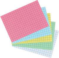 Herlitz Karteikarten 10901502, A7, kariert, 100 St&uuml;ck, blau